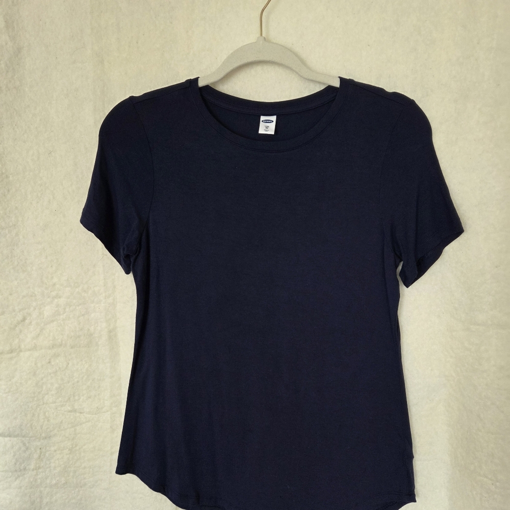 Old Navy Midnight Blue Short Sleeve Tee